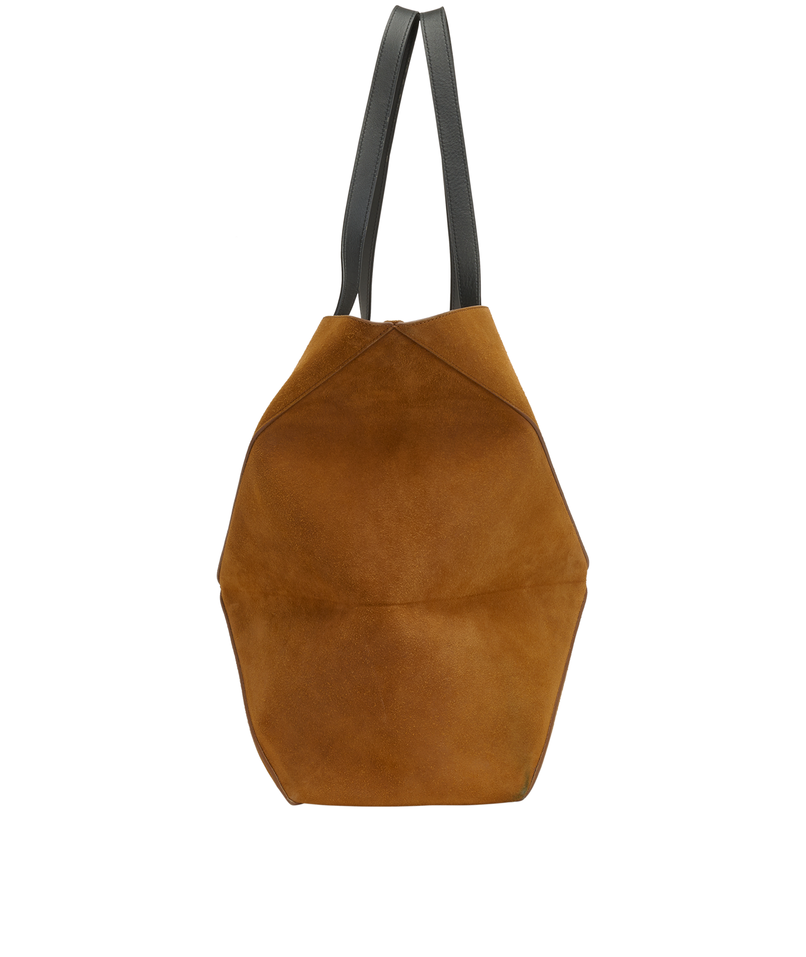 Puzzle Fold Tote L, &pound;750, Handbags, Brown, Suede, Side view